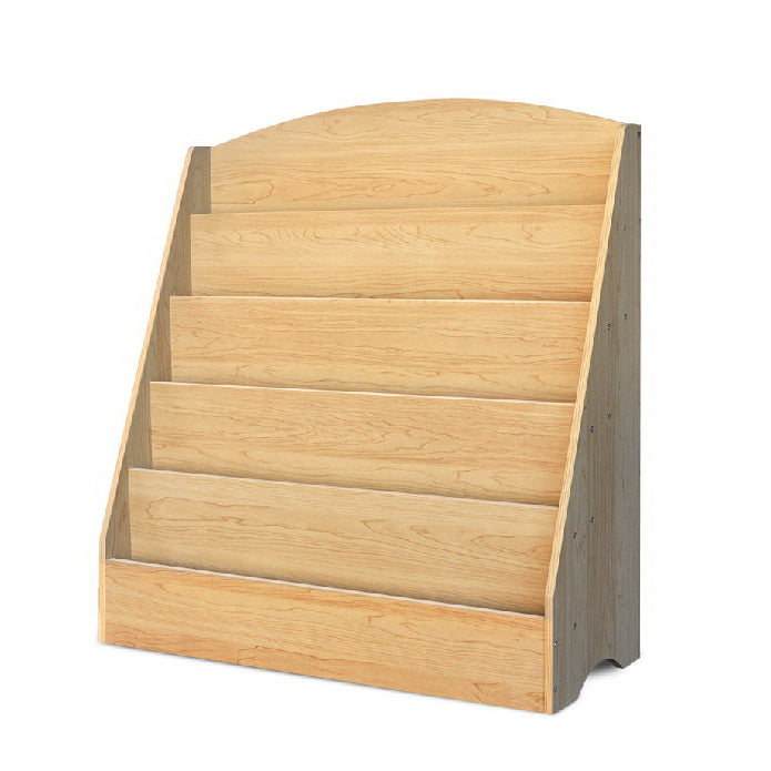 Keezi 5 Tiers Kids Bookshelf Magazine Shelf Rack Organiser Bookcase Display