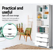 Artiss Display Drawer Shelf - White