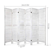 Artiss 6 Panel Room Divider Privacy Screen Foldable Wood Stand