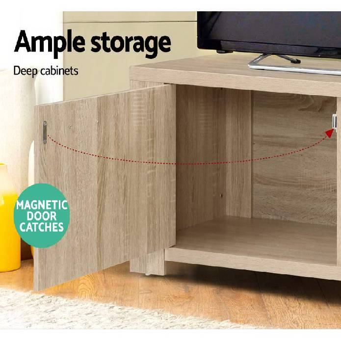 Artiss TV Cabinet Entertainment Unit TV Stand Display Shelf Storage Cabinet Wooden