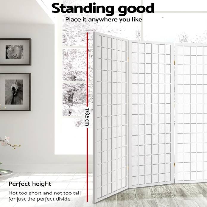 Artiss 8 Panel Room Divider Privacy Screen Dividers Stand Oriental Vintage