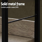 Artiss Bookshelf Display Shelves Metal Bookcase Wooden Book Shelf Wall Storage