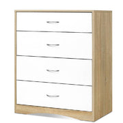 Artiss Chest of Drawers Tallboy Dresser Table Bedroom Storage White Wood Cabinet