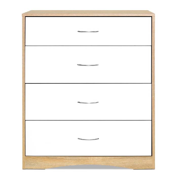 Artiss Chest of Drawers Tallboy Dresser Table Bedroom Storage White Wood Cabinet