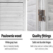 Artiss 8 Panel Room Divider Screen Privacy Wood Dividers Timber Stand