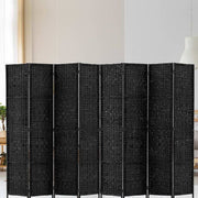 Artiss Room Divider 8 Panel Dividers Privacy Screen Rattan Wooden Stand