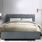 Artiss Queen Size Gas Lift Bed Frame Base With Storage Mattress VILA