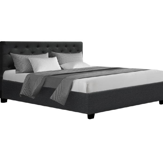Artiss Queen Size Gas Lift Bed Frame Base With Storage Mattress VILA