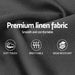 Best Linen Fabric Queen Size Gas Lift Bed Frame in Australia