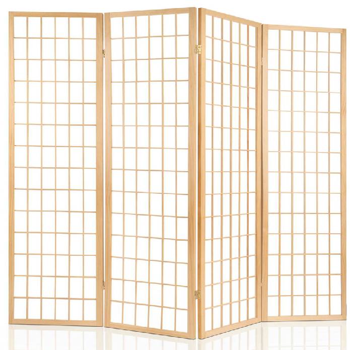 Artiss 4 Panel Wooden Room Divider