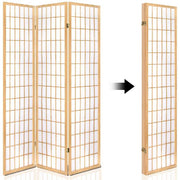 Artiss 4 Panel Wooden Room Divider