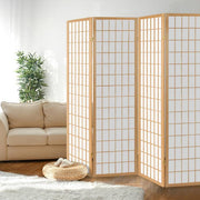Artiss 4 Panel Wooden Room Divider