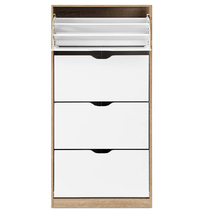 Artiss 48 Pairs Shoe Cabinet Rack Organiser Storage Shelf Wooden