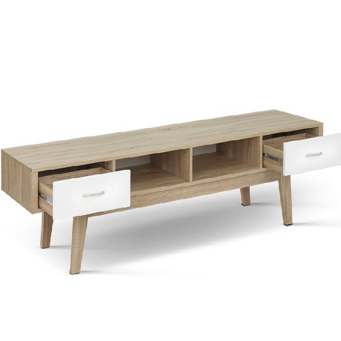 Artiss TV Cabinet Entertainment Unit Stand Storage Drawer Scandinavian 180cm Oak