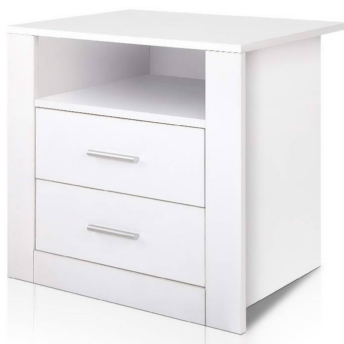 Artiss Bedside Tables Drawers Storage Cabinet Drawers Side Table White