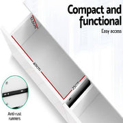 Artiss Modern Coffee Table 4 Storage Drawers High Gloss Living Room Furniture White