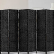 Artiss 6 Panel Room Divider Screen Privacy Rattan Timber Foldable Dividers Stand Hand Woven