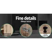 Artiss TV Cabinet Entertainment Unit Stand Storage Shelf Sideboard 140cm Oak