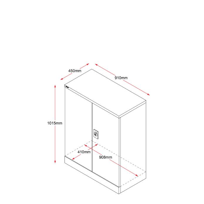 Rapidline GO Heavy Duty Large Stationery Cupboard