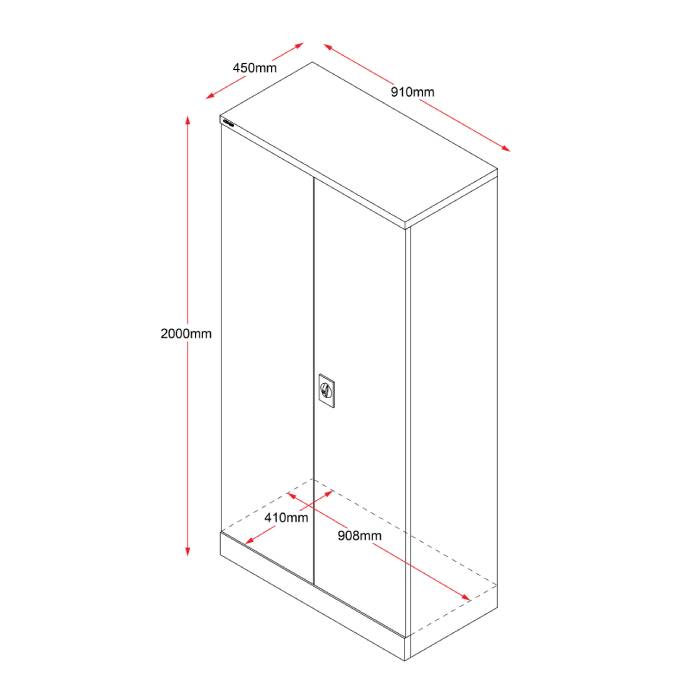 Rapidline GO Heavy Duty Large Stationery Cupboard