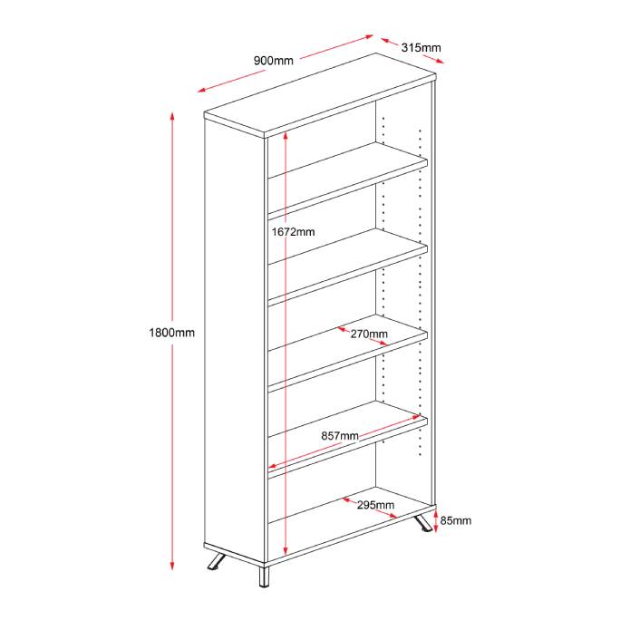 Rapidline Infinity Bookcase