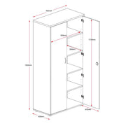 Rapidline Lockable Full Door Cupboard