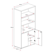 Rapidline Lockable Half Door Wall Unit