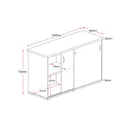 Rapidline Sliding Door Credenza