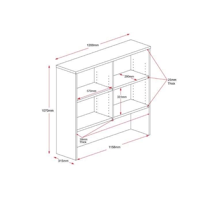 Rapidline Span Overhead Hutch