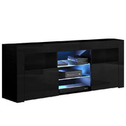 Artiss TV Cabinet Entertainment Unit Stand RGB LED Gloss Furniture 160cm