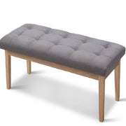 Artiss Bench Bedroom Benches Ottoman Upholstered Fabric Chair Foot Stool 120cm