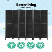 Artiss 6 Panel Room Divider Privacy Screen Foldable Wood Stand