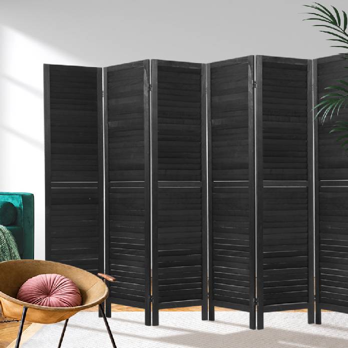 Artiss 6 Panel Room Divider Privacy Screen Foldable Wood Stand