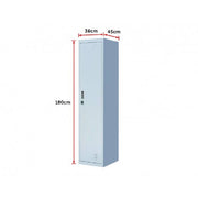 Padlock-Operated Lock With Doors Office Gym Shed Clothing Locker Cabinet