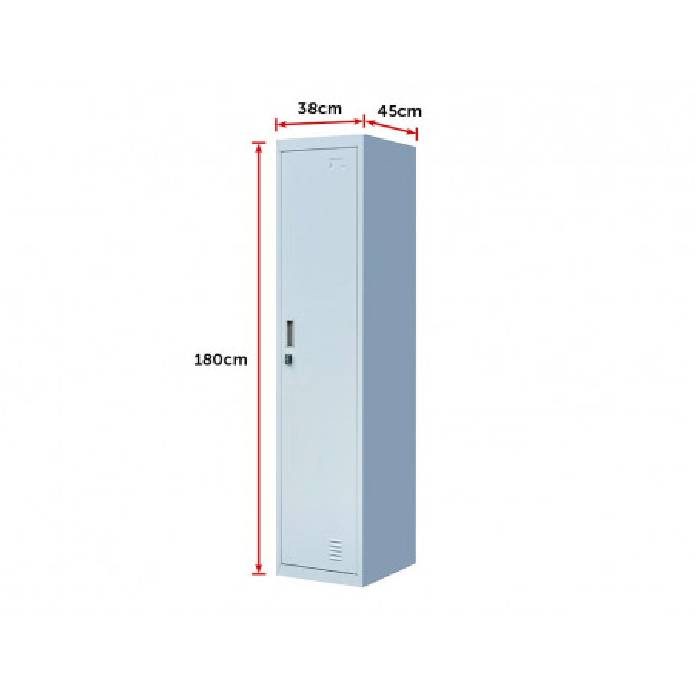 Padlock-Operated Lock With Doors Office Gym Shed Clothing Locker Cabinet