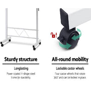 Portable Mobile Laptop Computer Desk With Height Adjustable Stand