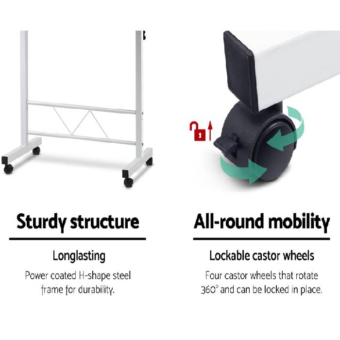 Portable Mobile Laptop Computer Desk With Height Adjustable Stand