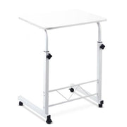 Mobile Twin Laptop Study Desk White