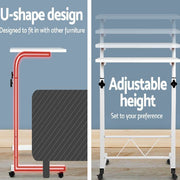 Mobile Twin Laptop Study Desk