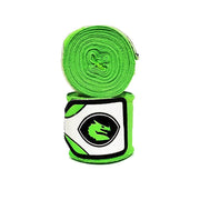 Morgan Mexico Elastic Short Boxing Hand Wraps - 108Inch (Pair) 4M LONG Lime