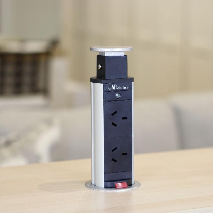 Compact, Glossy Silver, White, Pop Up Power Point Default Title