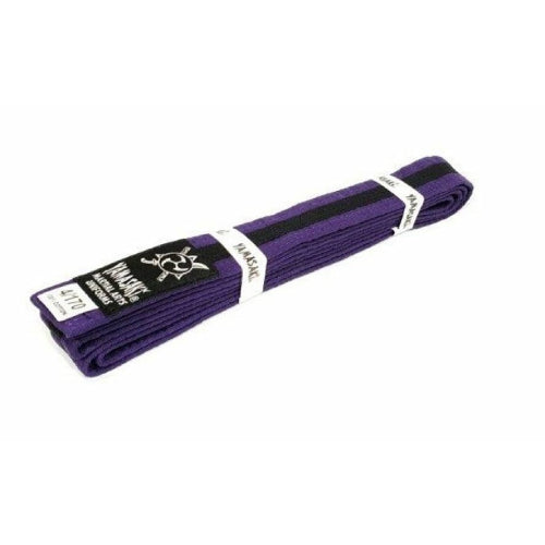 Purple Black Strip Belt
