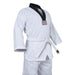 black v neck taekwondo uniform