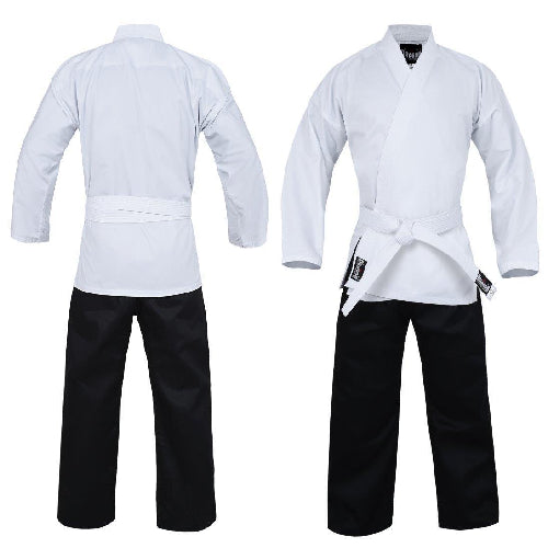 Dragon Karate Salt & Pepper Uniform (8Oz)