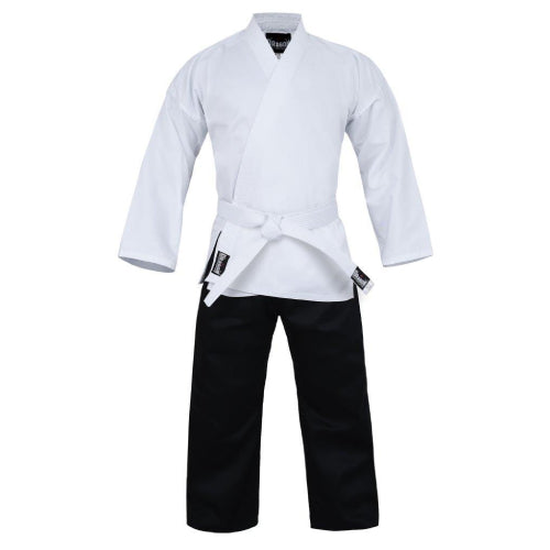 Dragon Karate Salt & Pepper Uniform (8Oz)