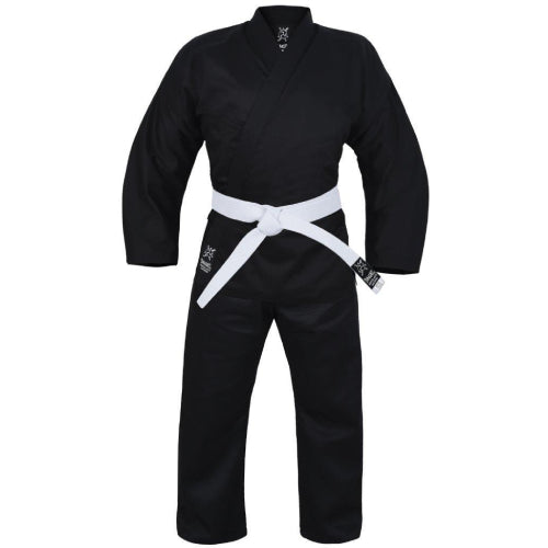 front view of karate uniform