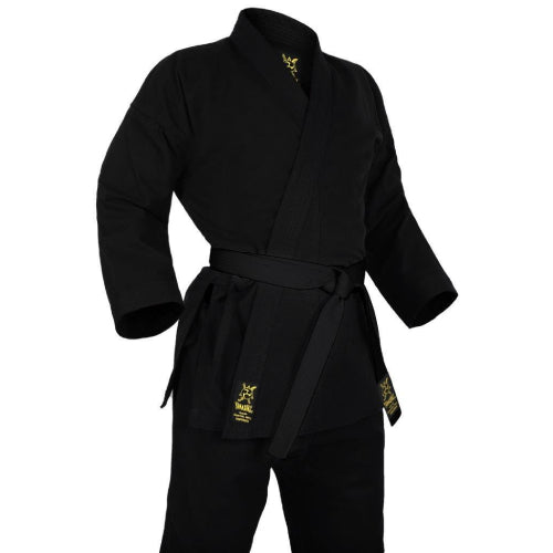 Black karate uniform