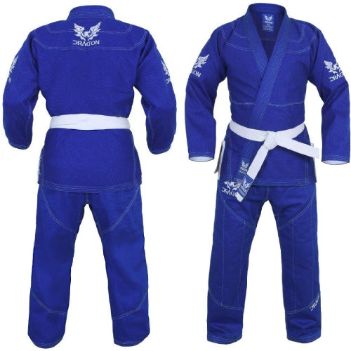 Dragon V2 450Gsm Bjj Gi - Ibjjf Approved Blue