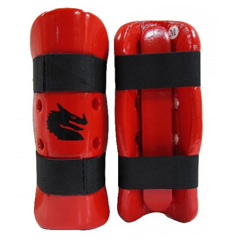 red forearm guards