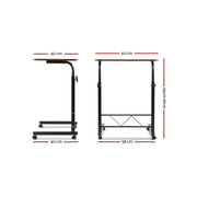 Mobile Twin Laptop Study Desk